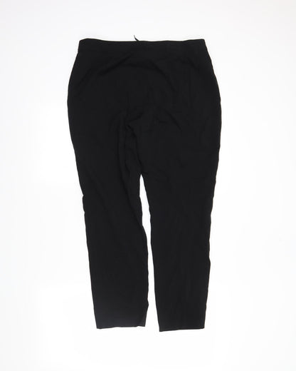 M&S Womens Black   Dress Pants Trousers Size 14 L25 in