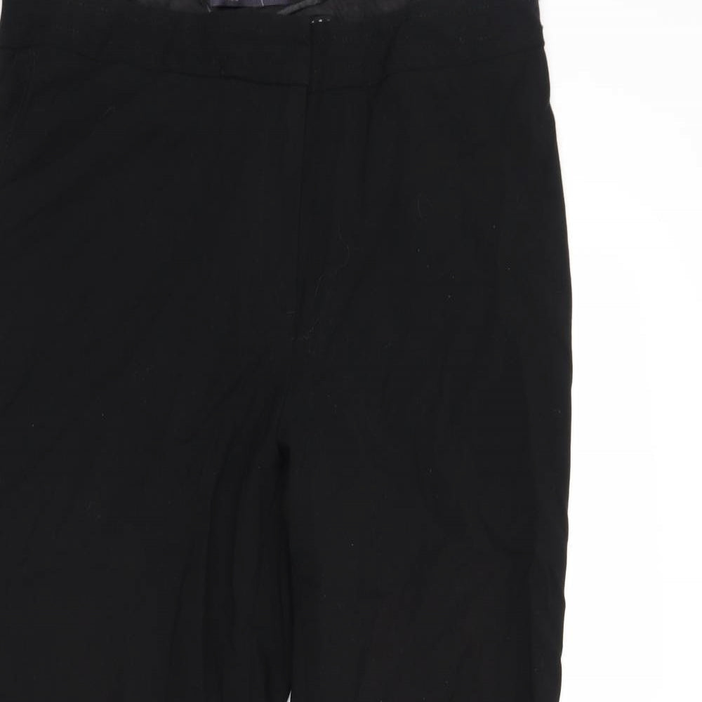 M&S Womens Black   Dress Pants Trousers Size 14 L25 in