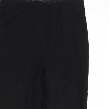 M&S Womens Black   Dress Pants Trousers Size 14 L25 in