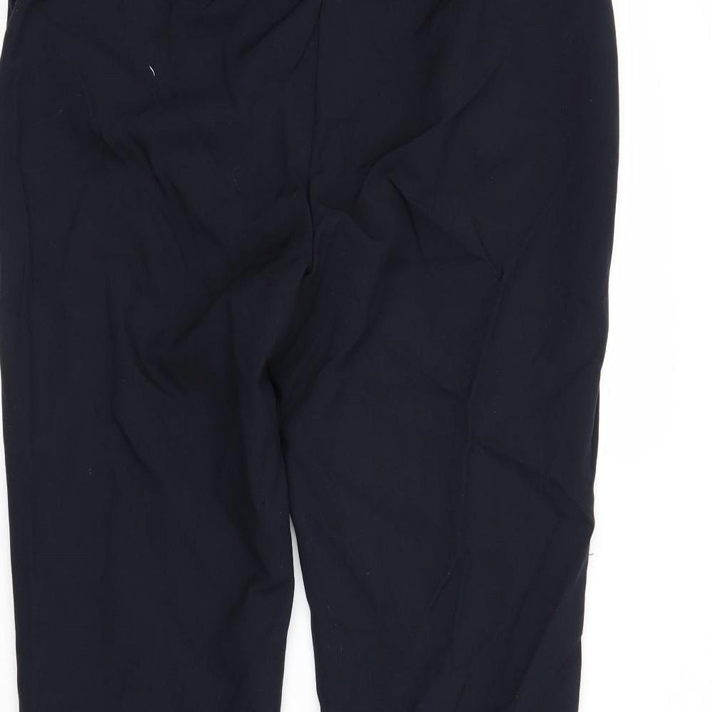 polyester Womens Blue   Dress Pants Trousers Size 10 L24 in