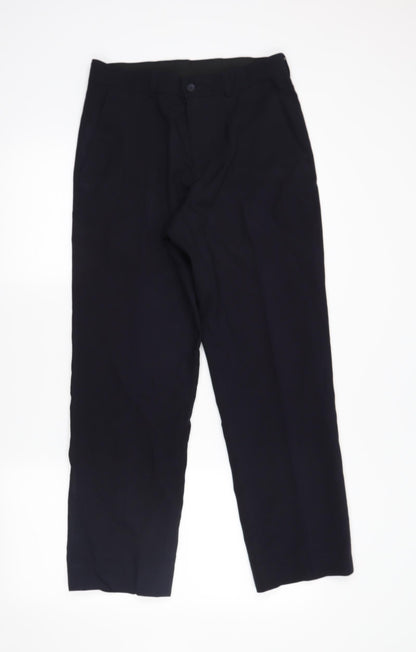 Jack Reid Mens Blue   Dress Pants Trousers Size 30 in L28 in
