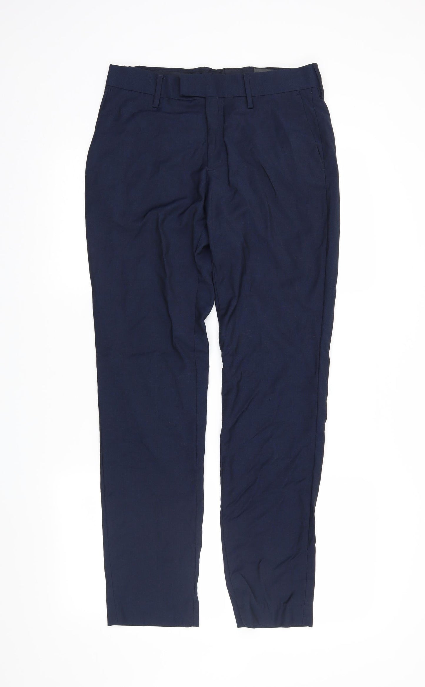 H&M Mens Blue   Dress Pants Trousers Size S L29 in