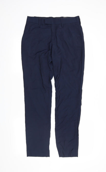 H&M Mens Blue   Dress Pants Trousers Size S L29 in