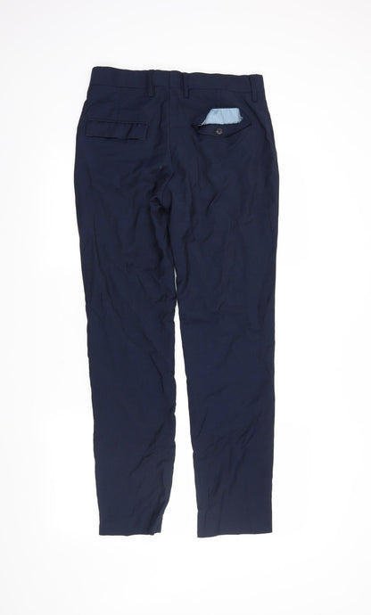 H&M Mens Blue   Dress Pants Trousers Size S L29 in