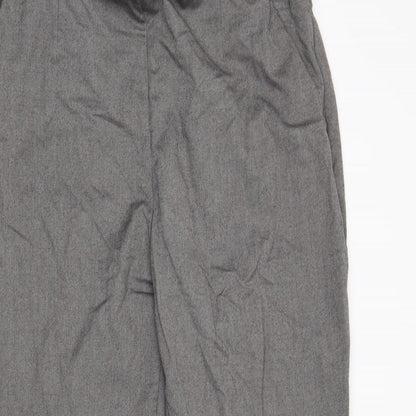 Womens UK Size 20 M&S Regular Fit Dress Pants Grey Trousers