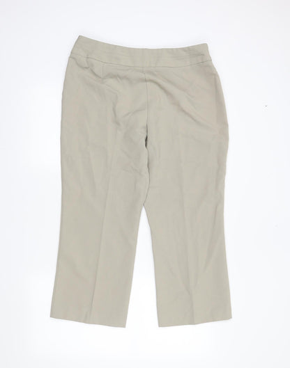M&S Womens Beige   Trousers  Size 14 L24 in