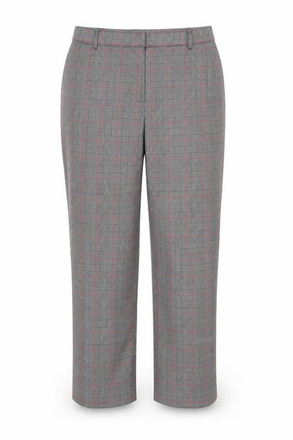 Marks & Spencer Womens Grey Plaid  Dress Pants Trousers Size 14 L25 in
