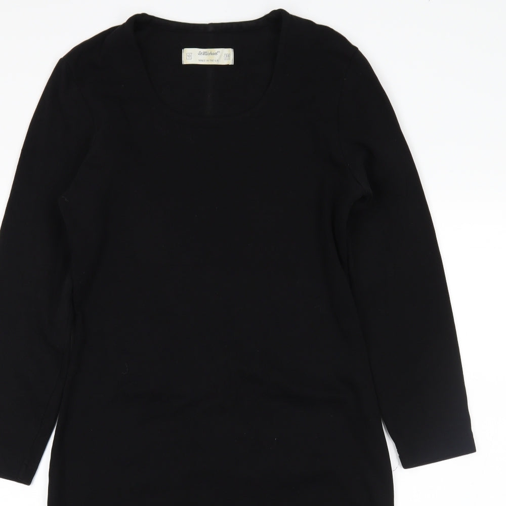StMichael Womens Black   Mini  Size 10