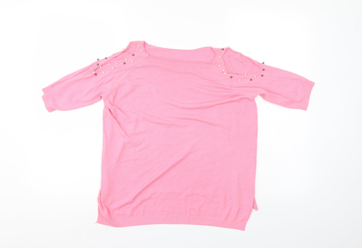 Womens UK Size  Preworn Pink Basic Blouse