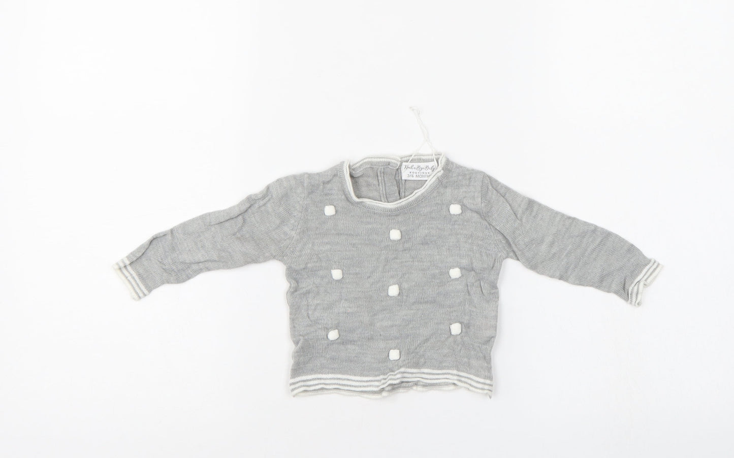 Rockabye-Baby Baby Grey   Pullover Jumper Size 3-6 Months