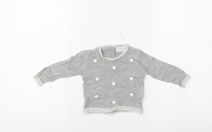 Rockabye-Baby Baby Grey   Pullover Jumper Size 3-6 Months