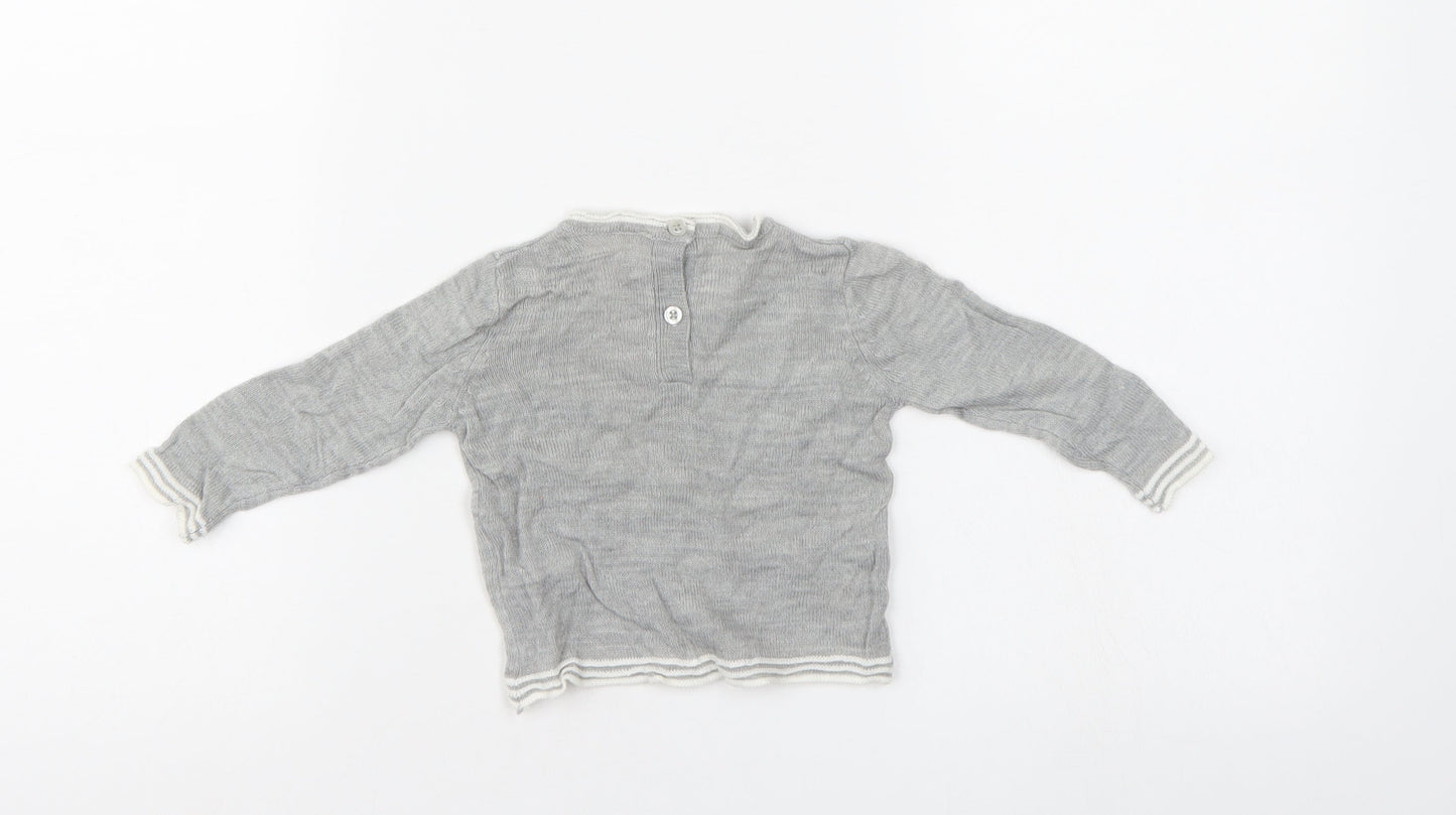 Rockabye-Baby Baby Grey   Pullover Jumper Size 3-6 Months
