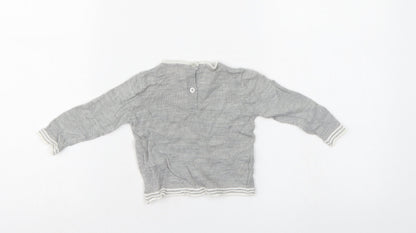 Rockabye-Baby Baby Grey   Pullover Jumper Size 3-6 Months
