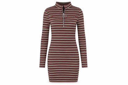 Missguided Womens Multicoloured Striped  Bodycon  Size 6