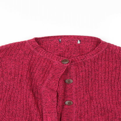M&S Womens Purple   Cardigan Jumper Size 16
