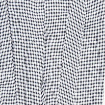 Dorothy Perkinsth Womens Blue Herringbone  Cropped Trousers Size 10 L23 in