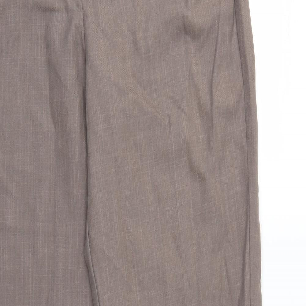 Debenhams Womens Brown   Trousers  Size 12 L30 in