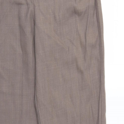 Debenhams Womens Brown   Trousers  Size 12 L30 in