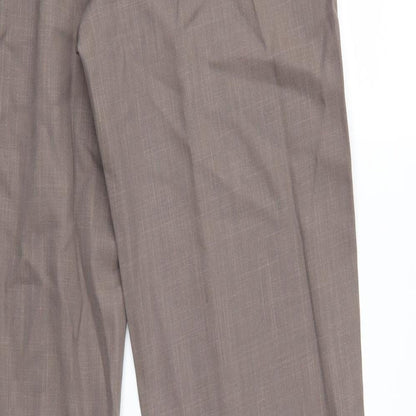 Debenhams Womens Brown   Trousers  Size 12 L30 in