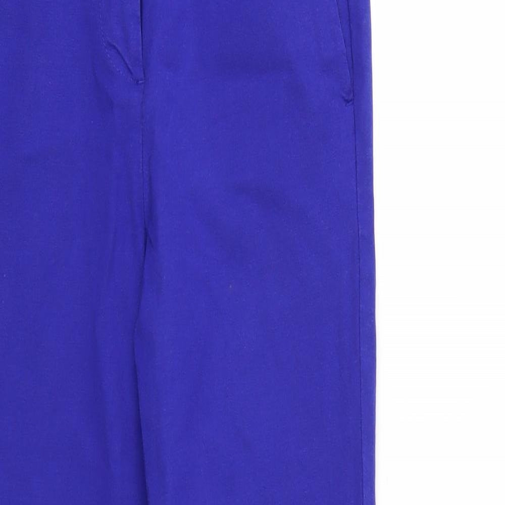 M&S Womens Blue   Jegging Trousers Size 8 L26 in