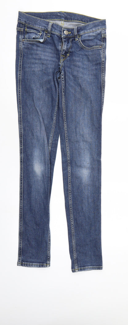 Womens UK Size  Preworn Regular Fit Straight Blue Jeans