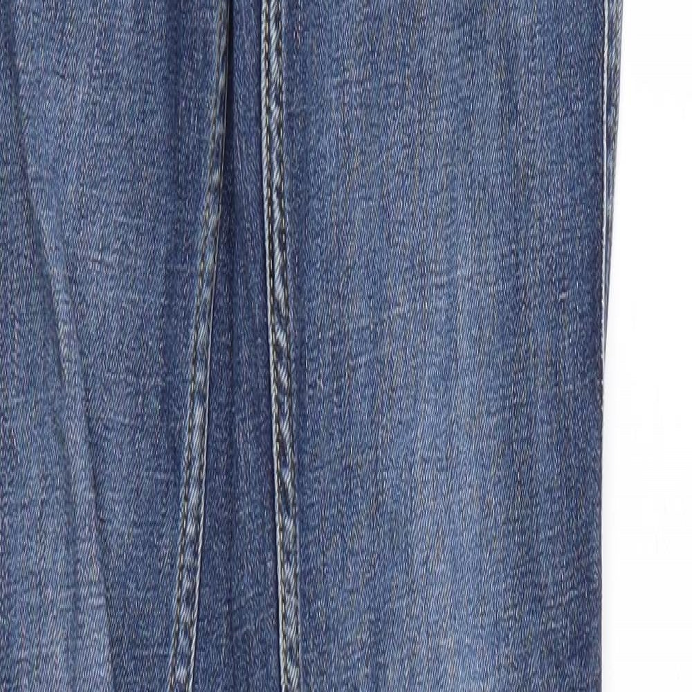 Womens UK Size  Preworn Regular Fit Straight Blue Jeans