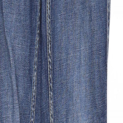 Womens UK Size  Preworn Regular Fit Straight Blue Jeans