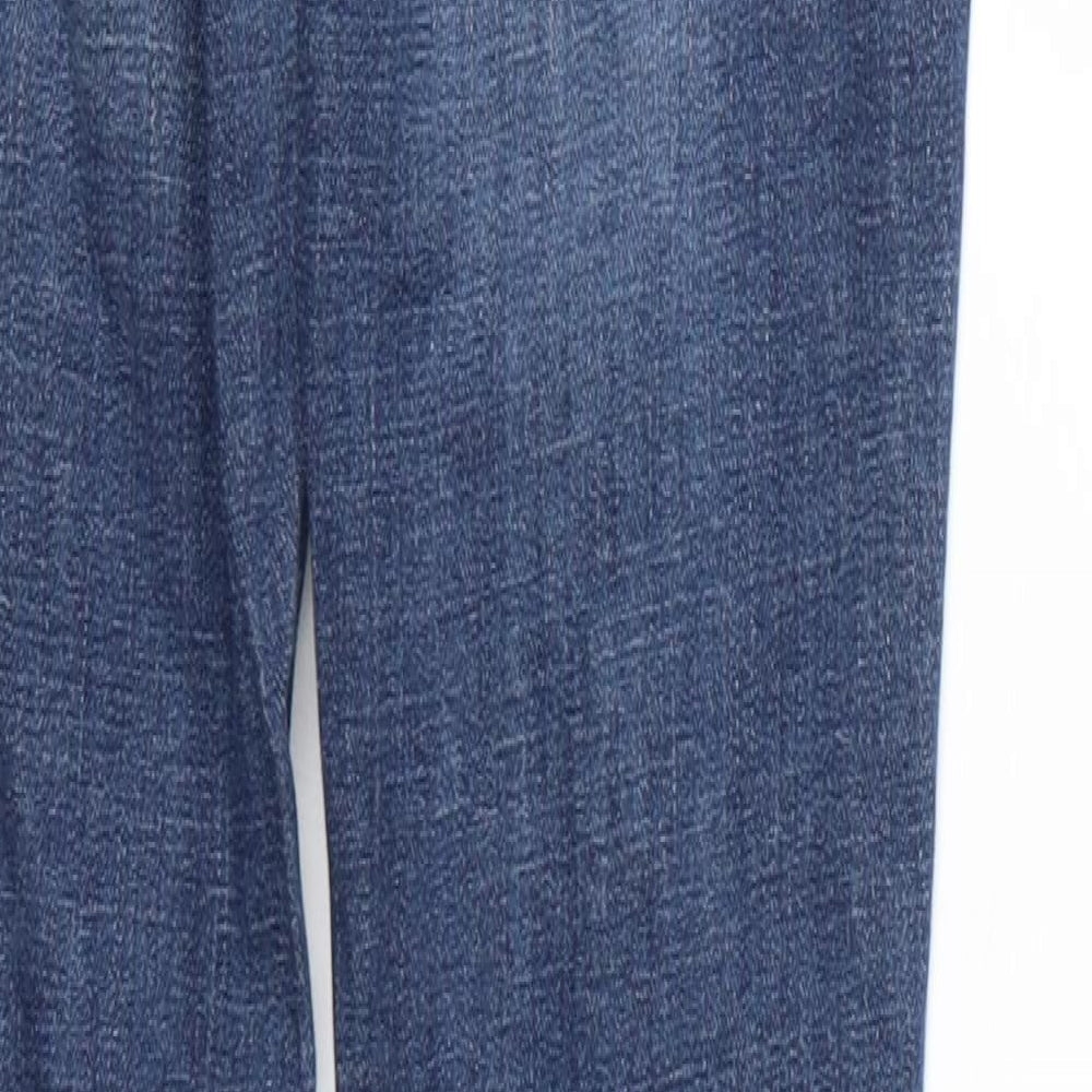 Womens UK Size  Preworn Regular Fit Straight Blue Jeans