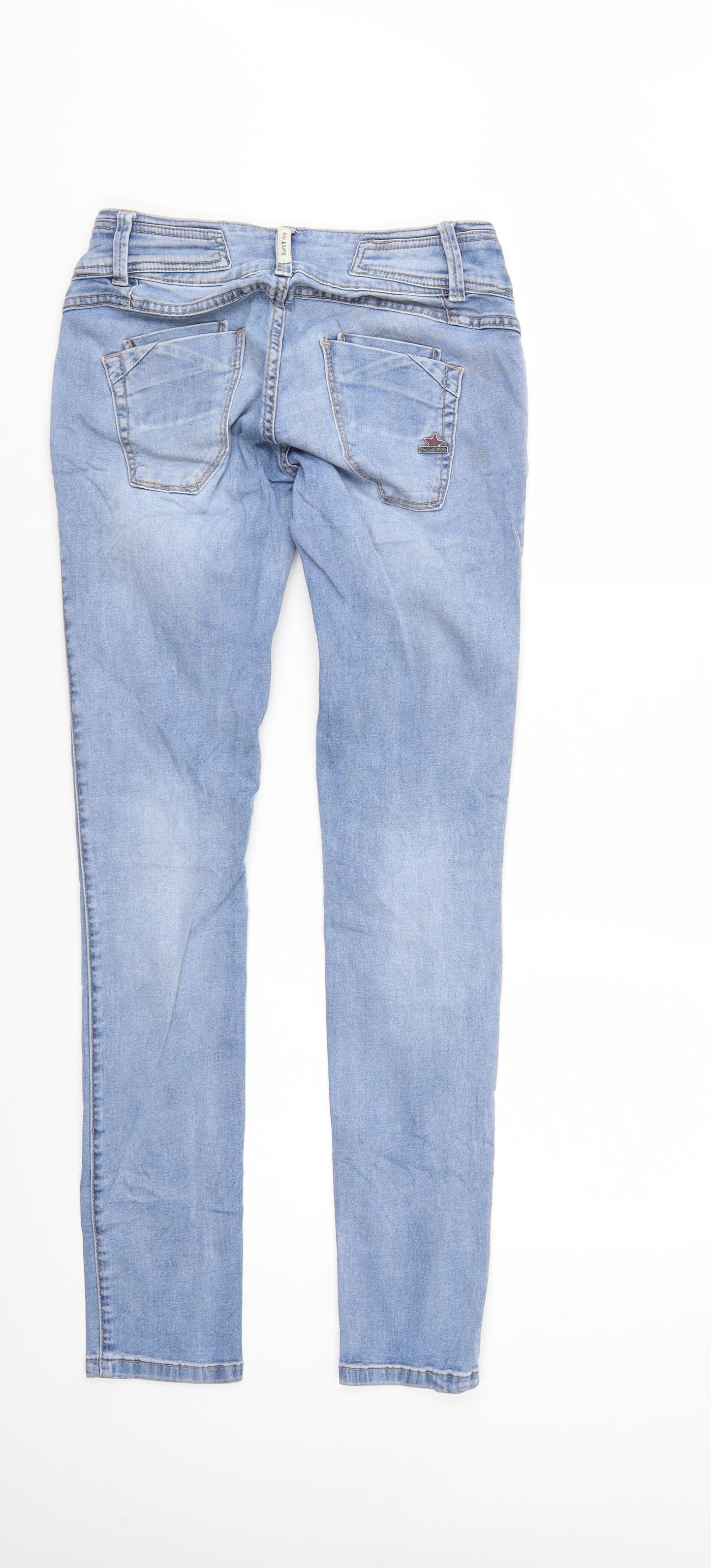 bueno vista Womens Blue  Denim Straight Jeans Size XS L30 in