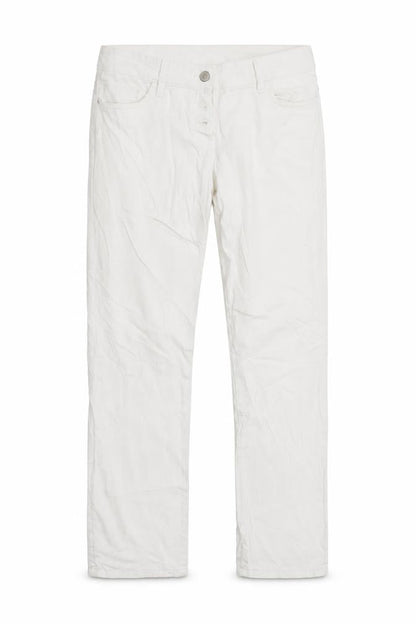 Womens UK Size 10 Blue motion Regular Fit Straight White Jeans