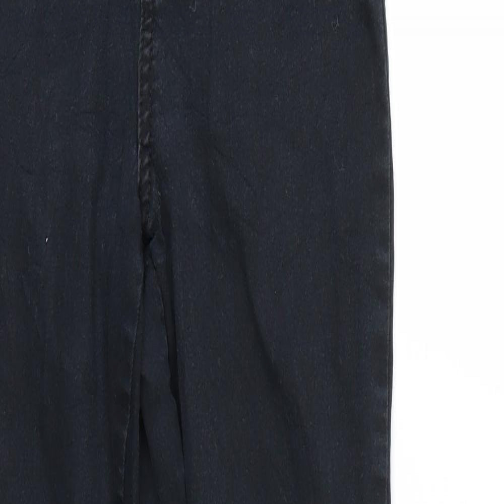 Womens UK Size  Preworn Regular Fit Skinny Black Jeans
