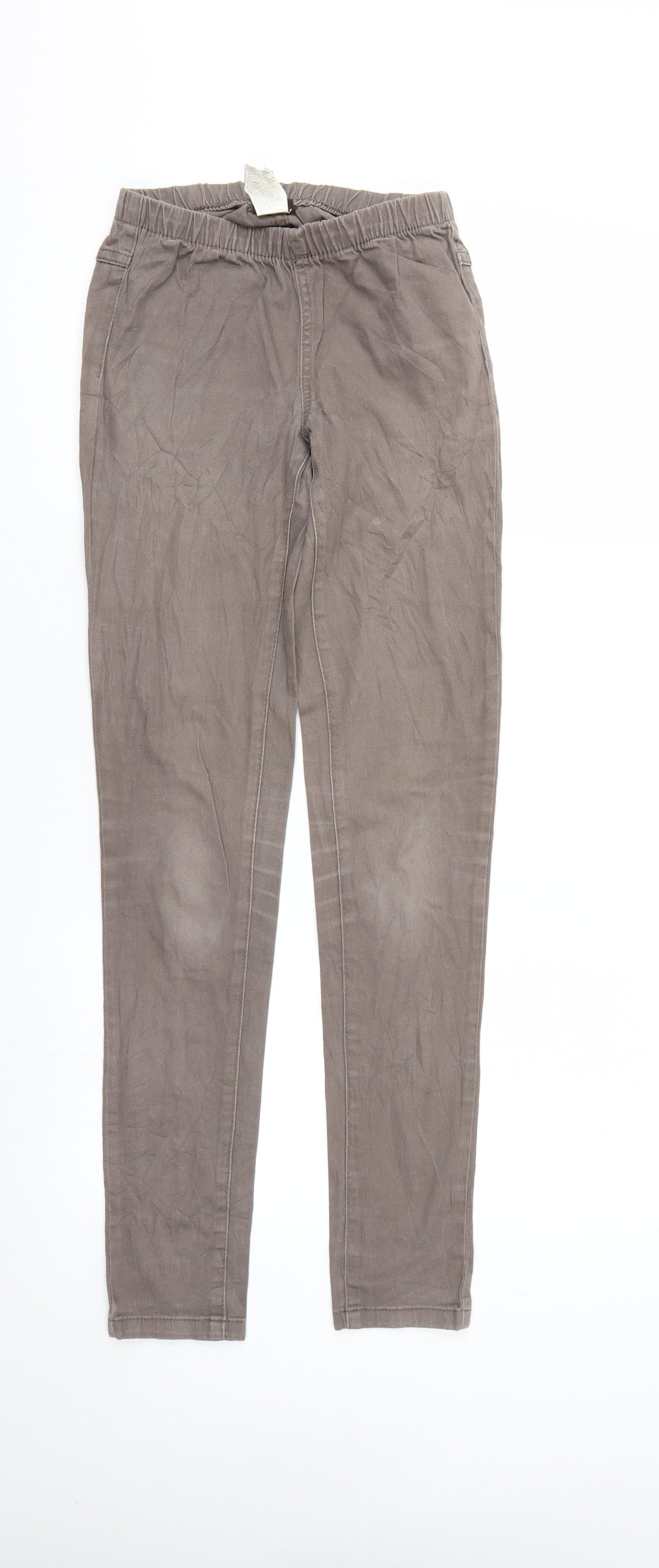 Pieces Womens Brown  Denim Jegging Leggings Size XS L29 in
