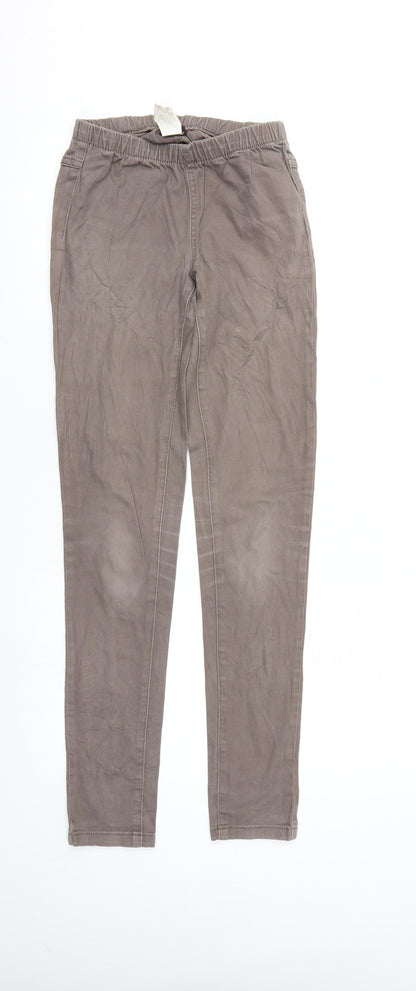 Pieces Womens Brown  Denim Jegging Leggings Size XS L29 in