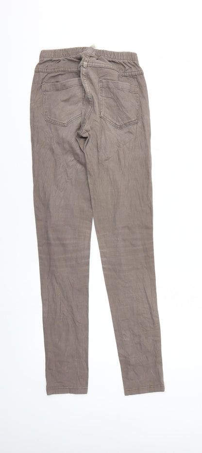 Pieces Womens Brown  Denim Jegging Leggings Size XS L29 in