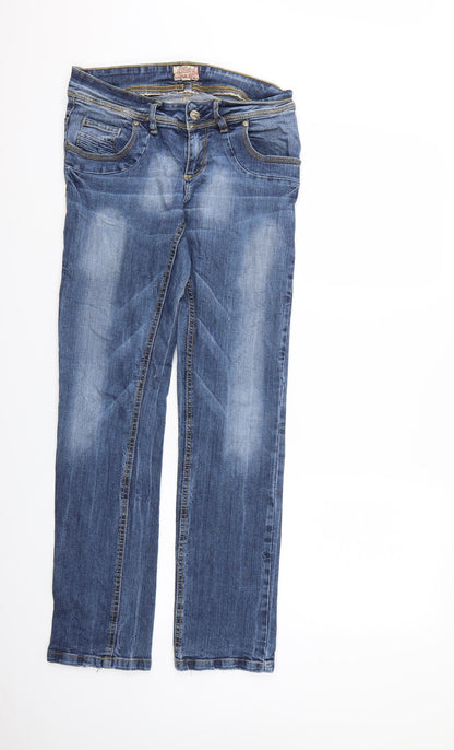 MBJ Womens Blue  Denim Skinny Jeans Size 36 in L32 in