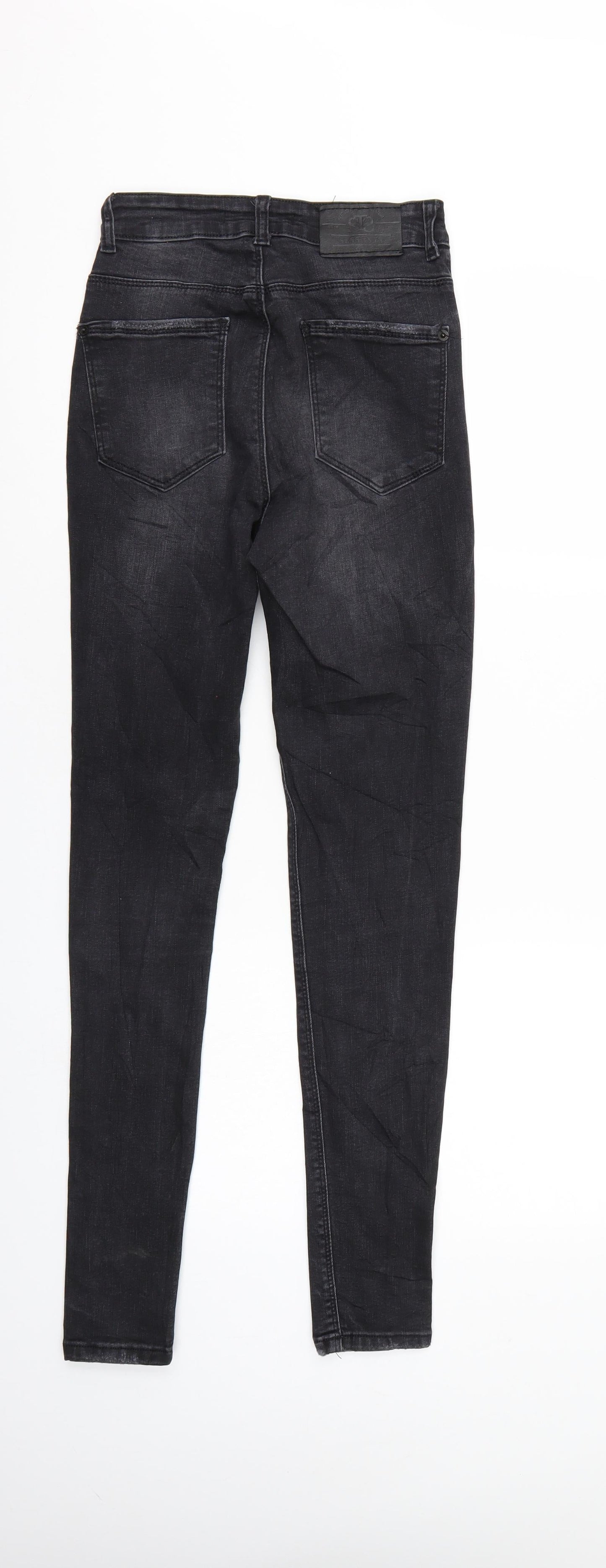 Sessanta Womens Black  Denim Skinny Jeans Size 25 in L30 in