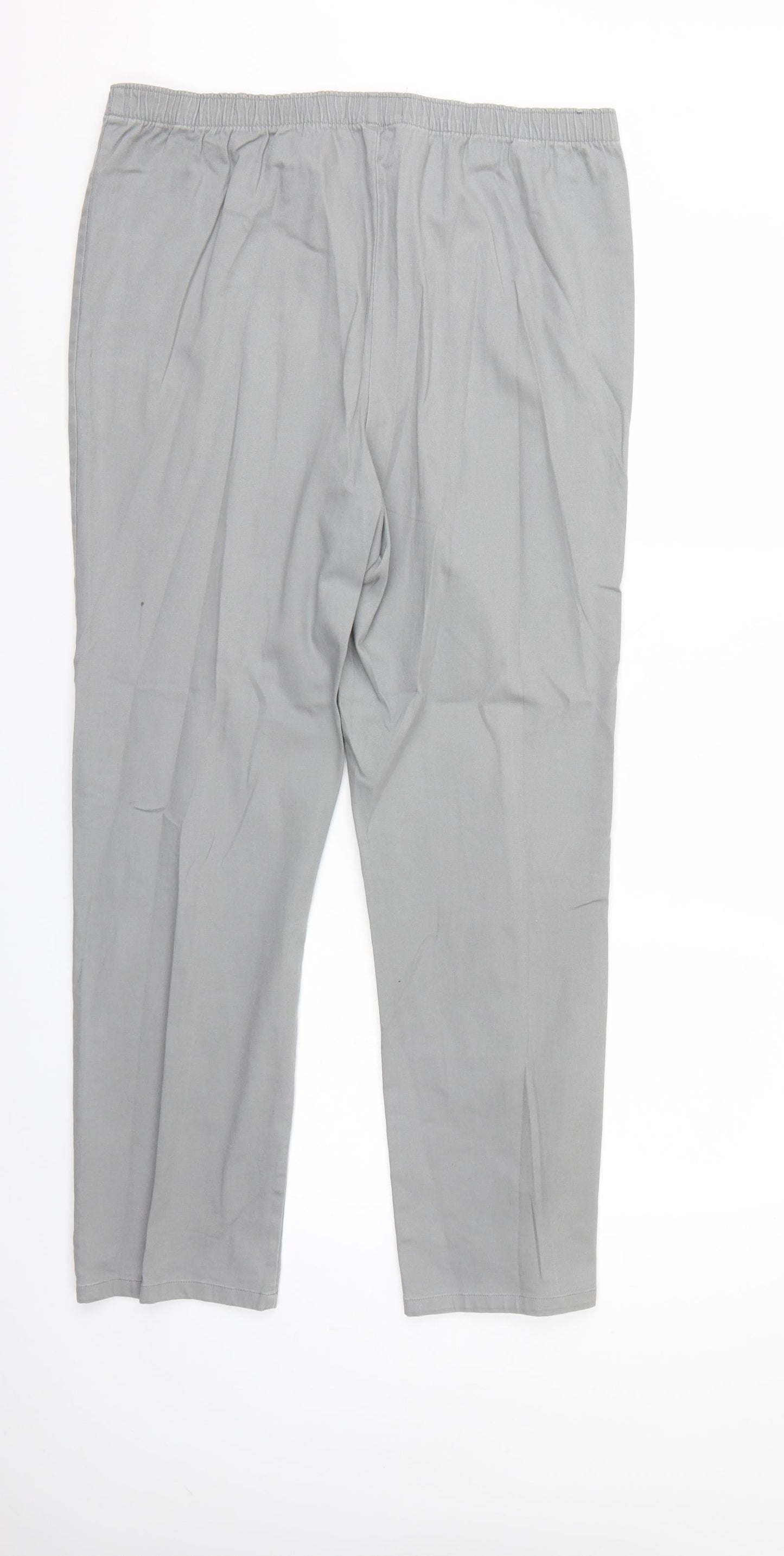 JOV Womens Grey   Trousers  Size 16 L27 in - Elastic Waist