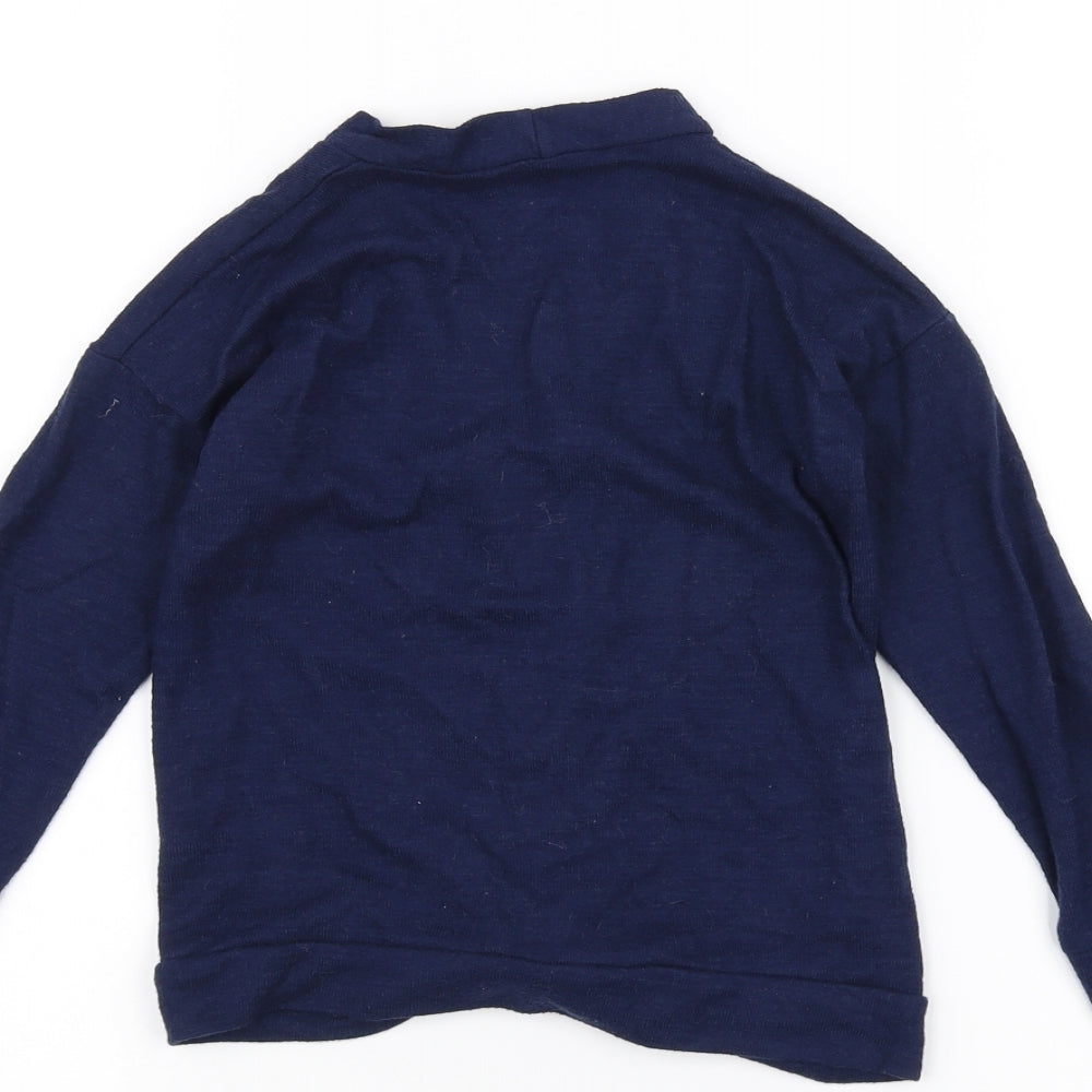 George Girls Blue   Cardigan Jumper Size 5-6 Years