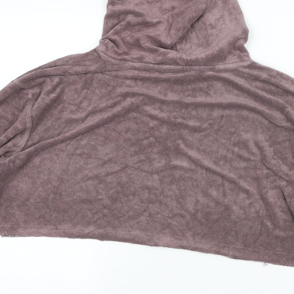 Topshop Mens Purple   Pullover Hoodie Size S