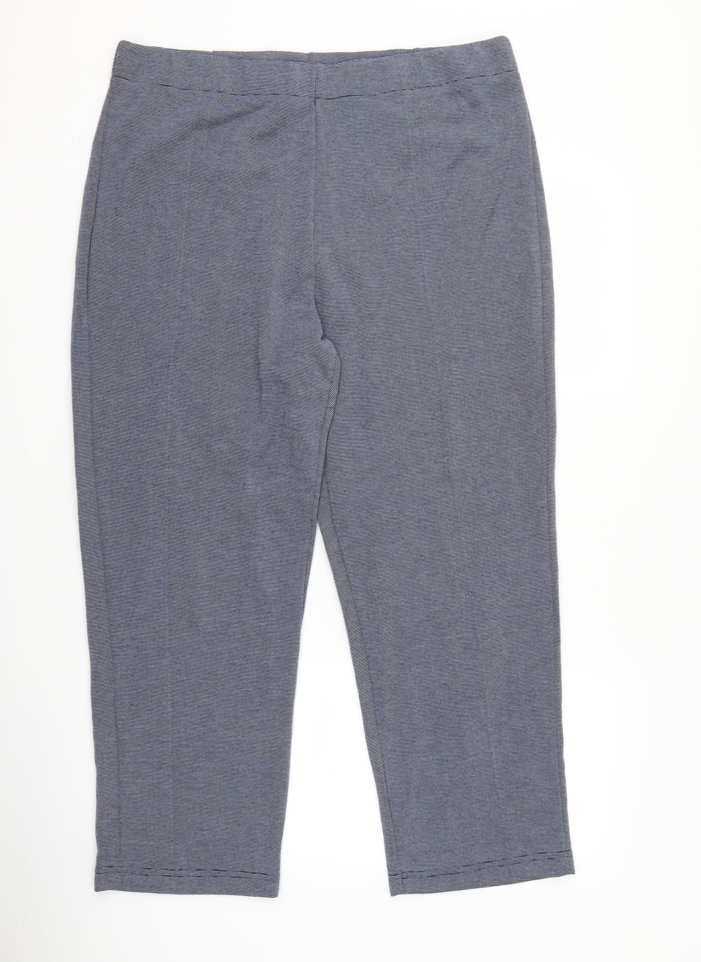 Womens UK Size 20 Amber Regular Fit  Blue Trousers