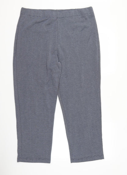 Womens UK Size 20 Amber Regular Fit  Blue Trousers