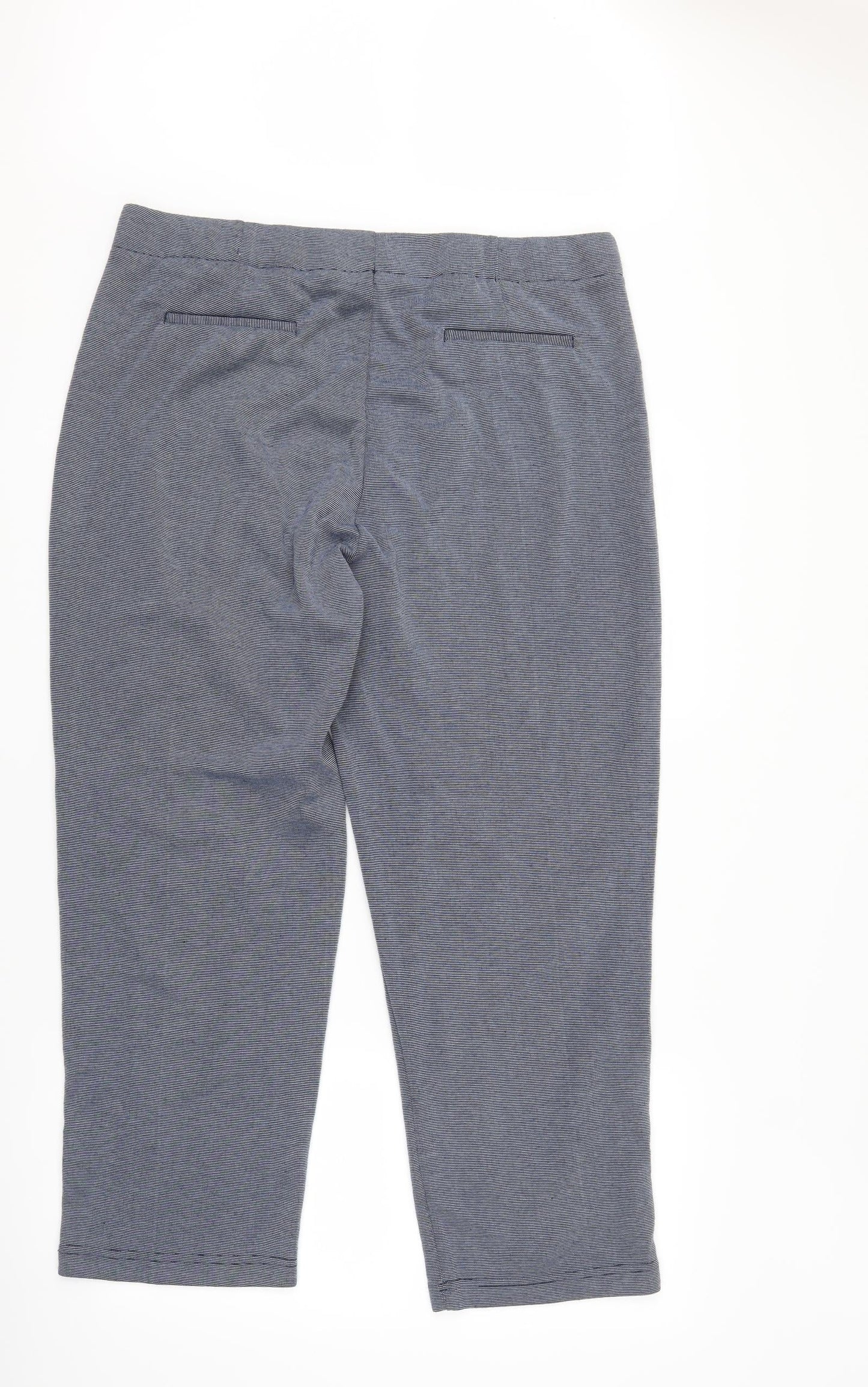 Womens UK Size 20 Amber Regular Fit  Blue Trousers