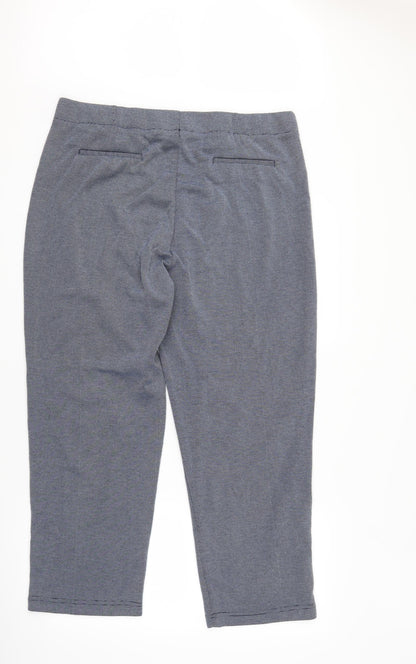 Womens UK Size 20 Amber Regular Fit  Blue Trousers