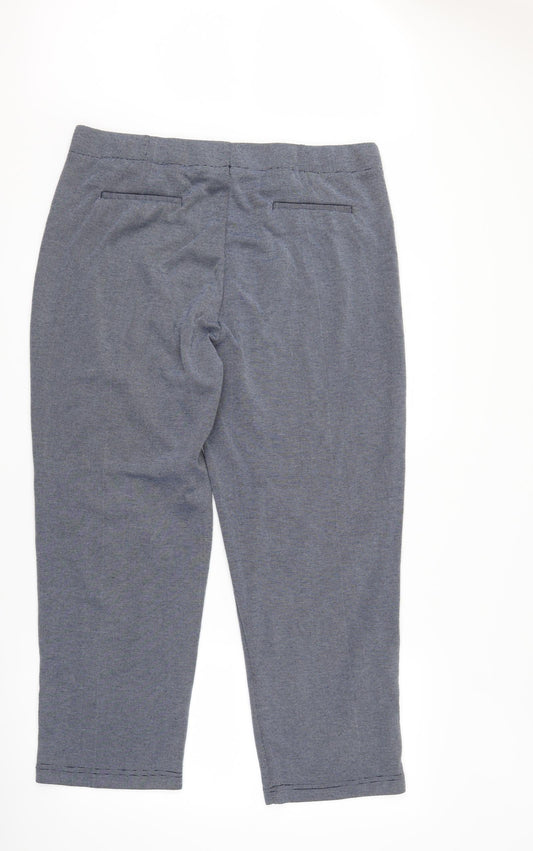 Amber Womens Blue   Trousers  Size 20 L25 in