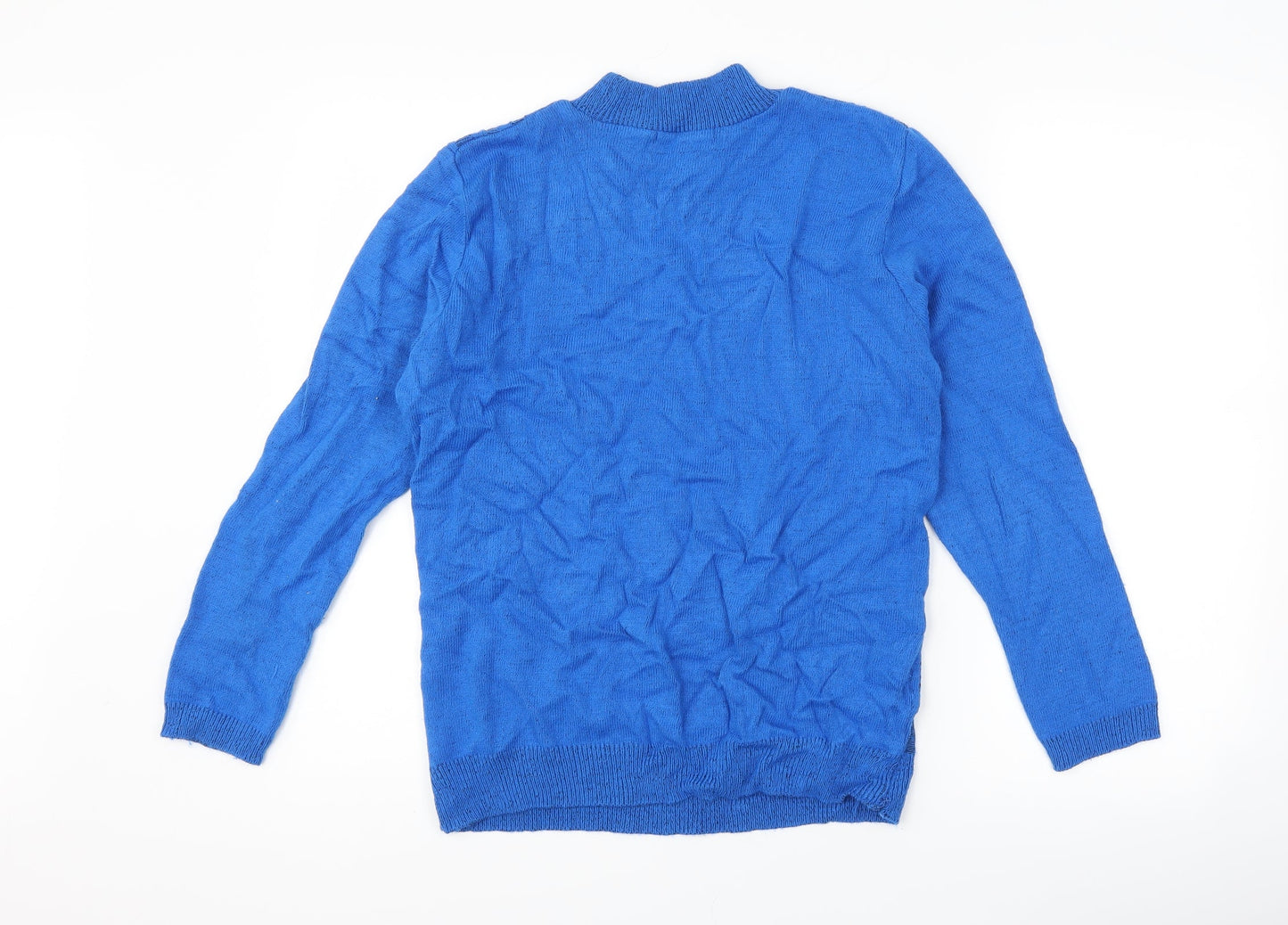 Classics Womens Blue Striped  Pullover Jumper Size L