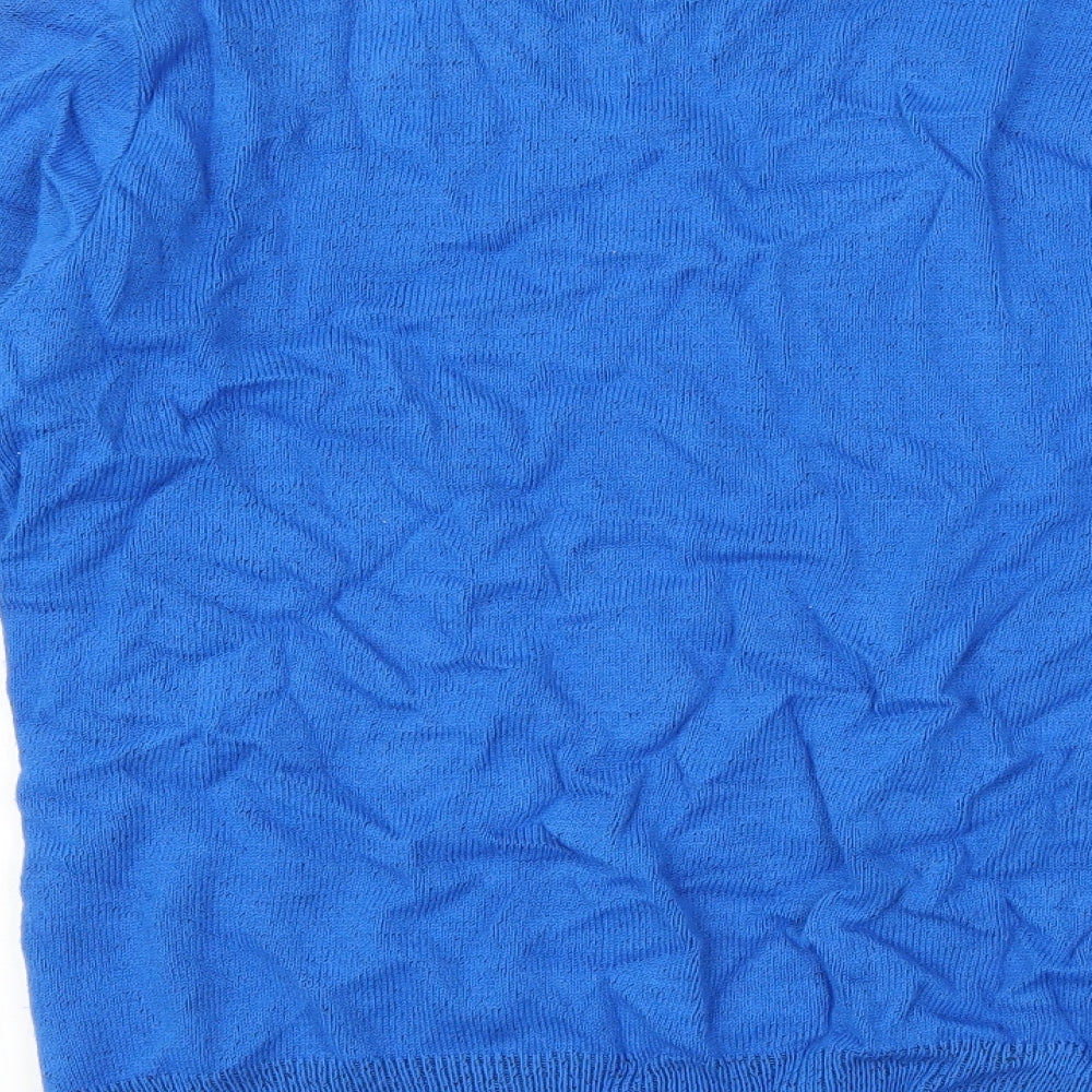 Classics Womens Blue Striped  Pullover Jumper Size L