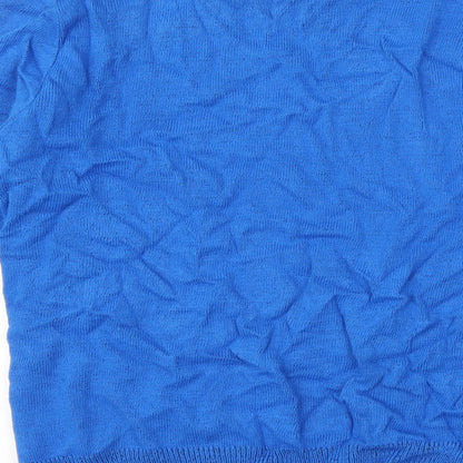 Classics Womens Blue Striped  Pullover Jumper Size L