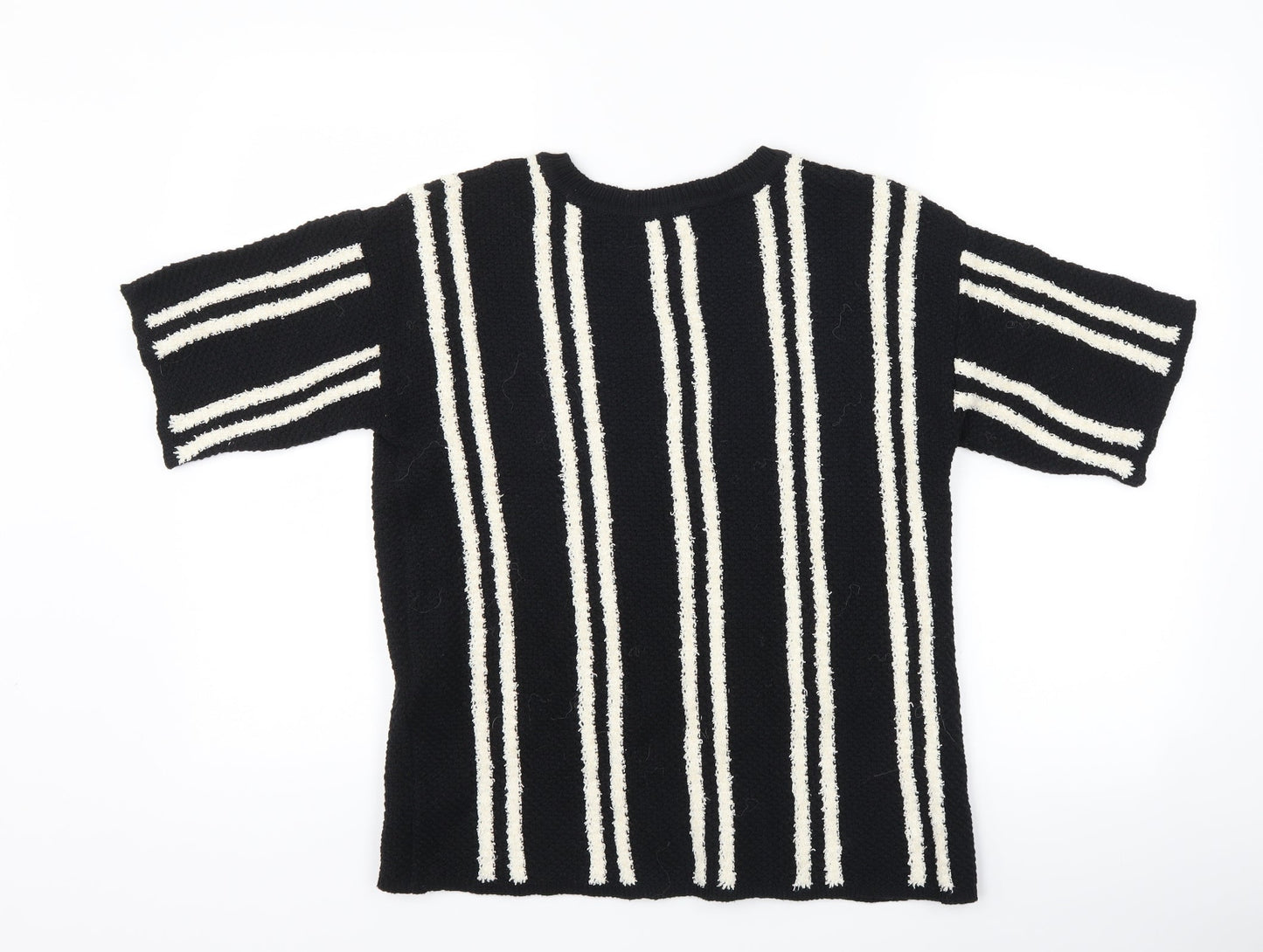 Womens UK Size 14 Marks and Spencer Black Basic T-Shirt