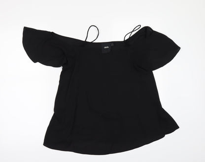 Womens UK Size 10 ASOS Black Camisole Blouse