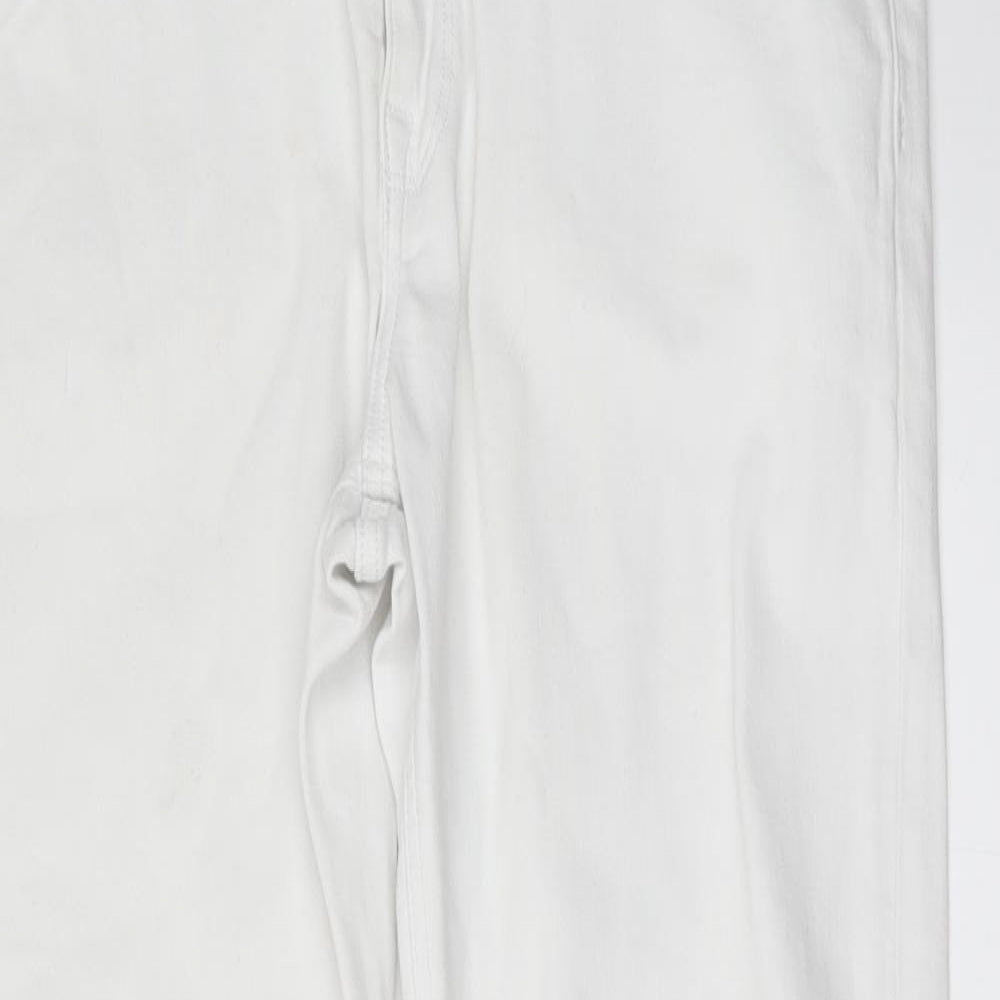 ASOS Womens White  Denim Skinny Jeans Size 34 in L30 in